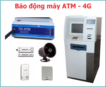 Báo động trung tâm 4G máy ATM